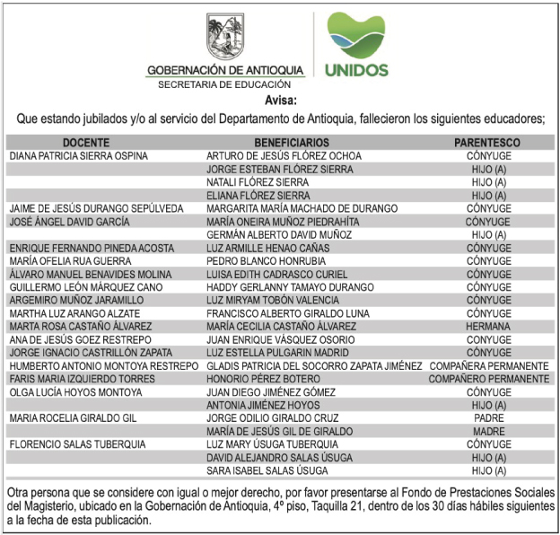 Edictos 10 de abril de 2022