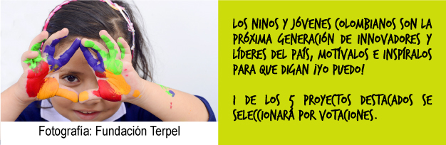 Los niños y jóvenes colombianos son la próxima generación de innovadores y líderes del país, motívalos e inspíralos para que digan ¡YO PUEDO!