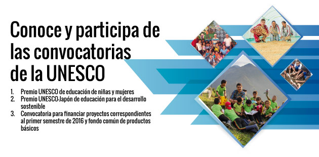 convocatoria UNESCO