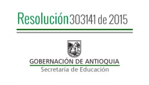 Resolución 303141 de 2015 - Vacaciones colectivas a los funcionarios administrativos pagados con recursos del Sistema General de Participación
