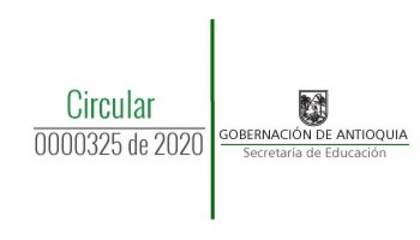 Circular No 020090900325 del 4 de Agosto de 2020