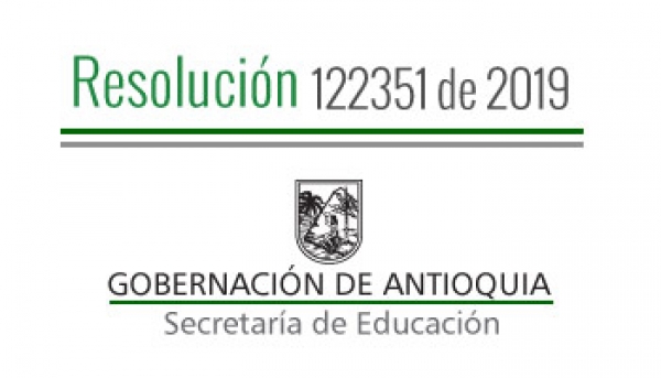 Resolución 122351 de 2019 - Por la cual se concede una Comisión de Servicios Remunerada a Docentes pagados con recursos del S.G.P.