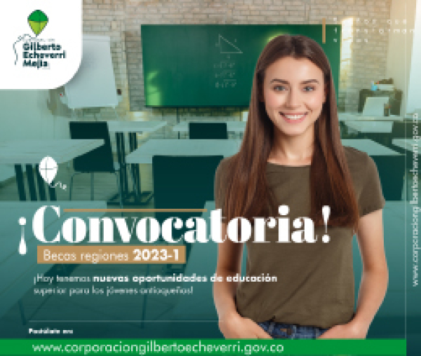 Convocatoria Becas Regiones 2023-1