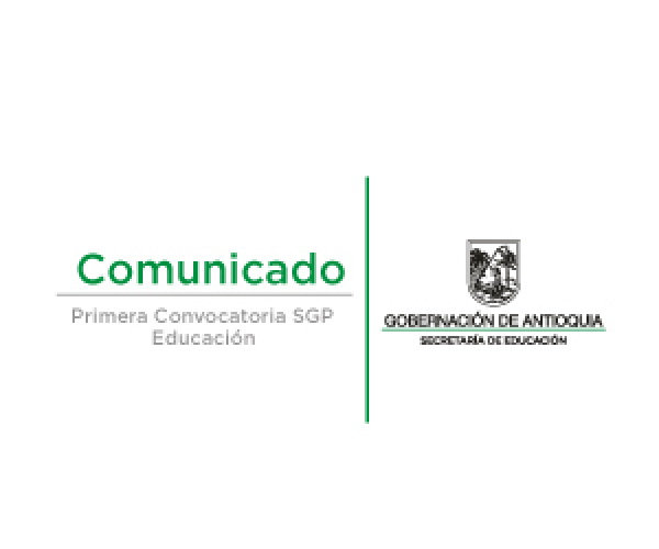 Comunicado N°1 Primera convocatoria - SGP