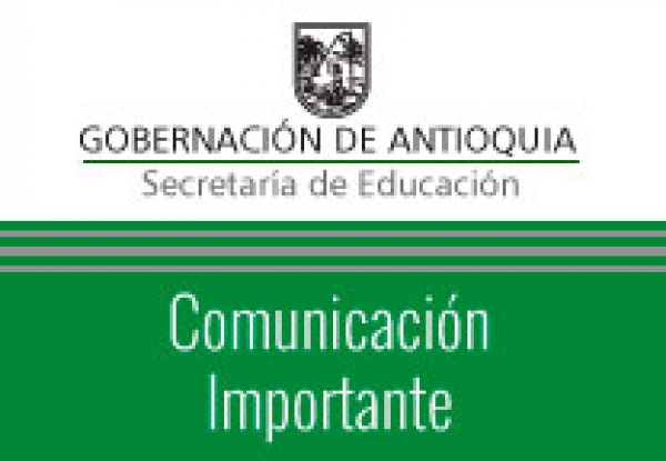 Circular 000319: directrices para unos agentes de la comunidad educativa de municipios no certificados de Antioquia