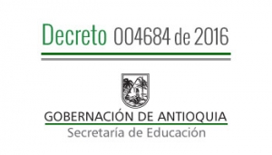 Decreto 004684 de 2016 - Por el cual se concede una Comisión de Servicios Remunerados a Docentes y Directivos Docentes