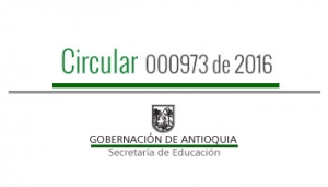 Circular 000973 de 2016 - Salud ocupacional docente