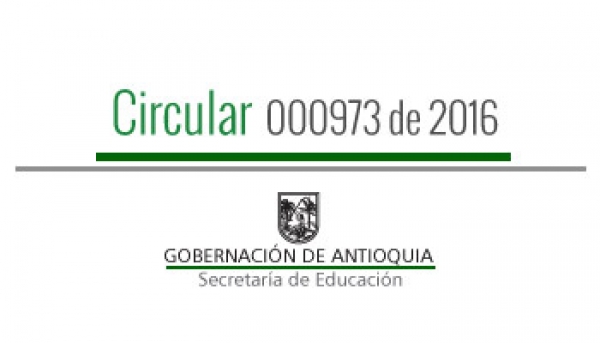 Circular 000973 de 2016 - Salud ocupacional docente