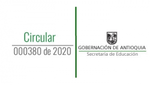 Circular 000380 de 2020 - Orientaciones para fortalecer el proceso de Tránsito Armónico 2020 - 2021
