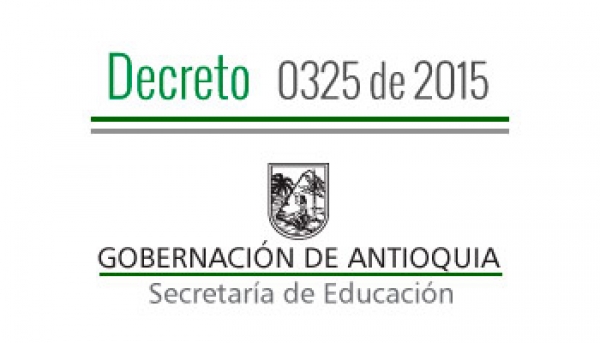 Decreto 0325 de 2015 - Día de la Excelencia Educativa