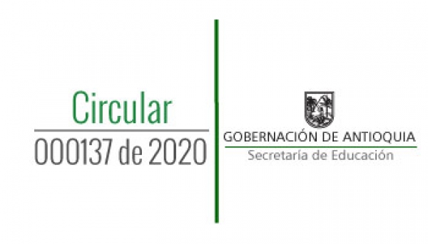 Circular 000137 de 2020 - Transporte Escolar - Sistema General de Ragalías asignaciones directas a Municipios