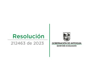 Resolución 212463 de 2023