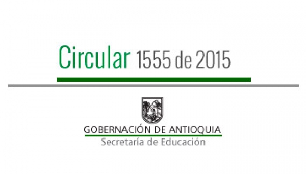 Circular 1555 de 2015 - Ordenación del Gasto y Cierre de Presupuesto Vigencia Fiscal 2015