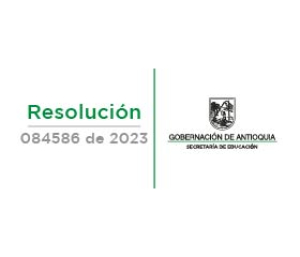 Resolución 84586 de 2023