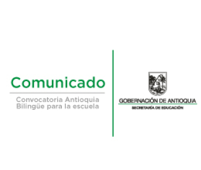 Convocatoria Antioquia Bilingüe para la Escuela