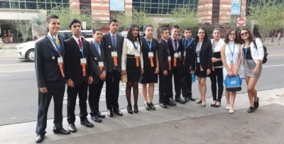 Intel premia con honores a estudiantes de El Santuario en feria internacional de ciencia e ingeniería.