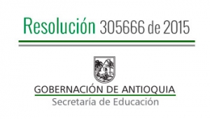 Resolución 305666 de 2015 - Invitación al Acto de Clausura y Graduación de los Coordinadores del Programa en Liderazgo Integral y Trasnformador