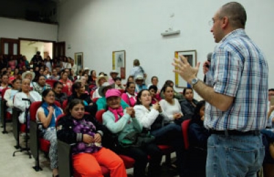 Visita al municipio de Santo Domingo