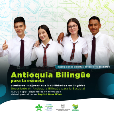 Convocatoria Antioquia Bilingüe para la Escuela