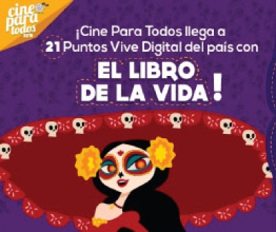 El Libro de la Vida llega a 2 Puntos Vive Digital de Antioquia