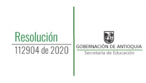 Resolución 112904 de 2020 - Por la cual se establece el Calendario Académico A, año 2021 para los Establecimientos Educativos Oficiales de los Municipios no certificados del departamento de Antioquia