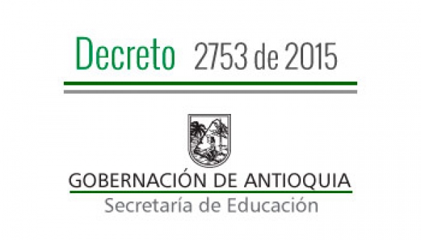 Decreto 2753 de 2015 - Primaria