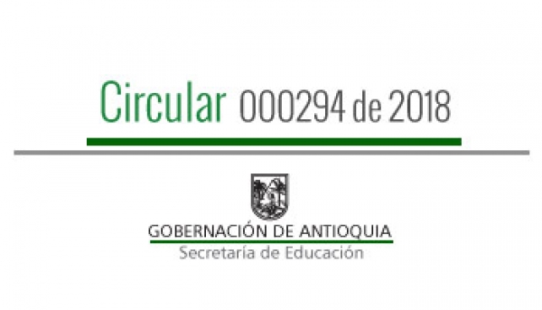 Circular 000294 de 2019 - Orientaciones para diligenciar Formato &quot;Avanzando en la Educación Inclusiva&quot; recolección de información para consolidar &quot;Estudio de caracterización de estudiantes con discapacidad y talentos excepcionales&quot;