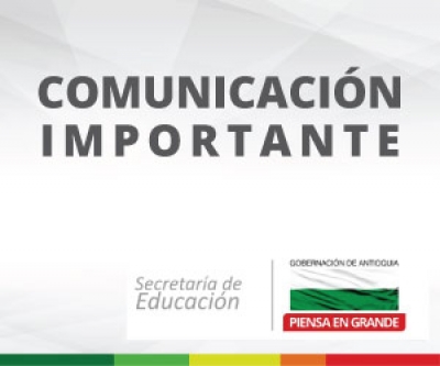 Comunicado importante