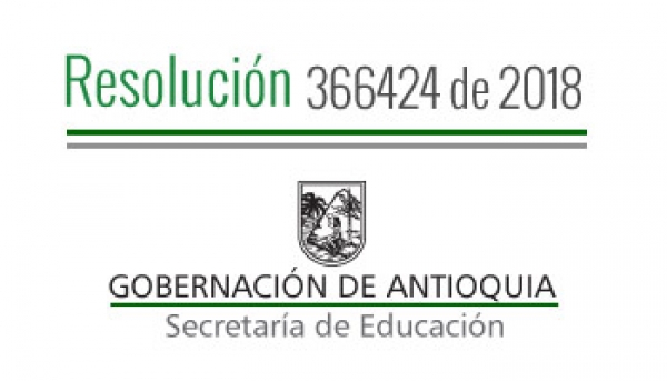 Resolución 366424 de 2018 - Por la cual se concede un permiso sindical remunerado a unos Servidores Administrativos adscritos a los E. E. de los municipios no certificados pagados con recursos del SGP