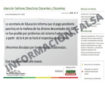 Circula falsa comunicación de la Secretaría de Educación de Antioquia por las redes sociales