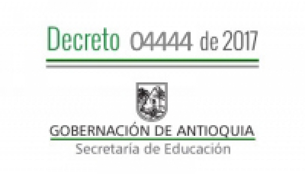 Decreto 04444 – Por la cual se confiere Comisión de Servicios a unos docentes pagados con Recursos del SGP para desempeñarse como Docente Tutor(a)