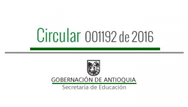 Circular 001192 - Invitación &quot;Presentación de experiencias exitosas en el Foro sobre Políticas de Convivencia y Educación para la Paz&quot;