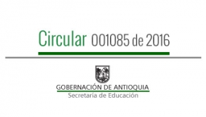 Circular 001085 de 2016 - Seguimiento a la operativización de los comités municipales de convivencia