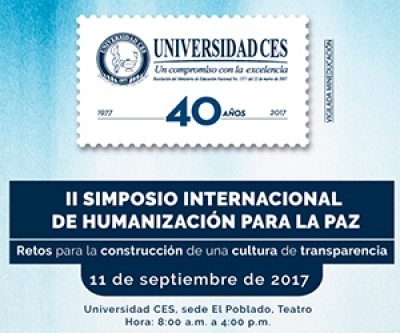 Abierta convocatoria para Simposio Internacional de Humanización para la Paz