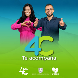 4C Te Acompaña: la estrategia de la Gobernación de Antioquia para acompañarte en el concurso Antioquia III