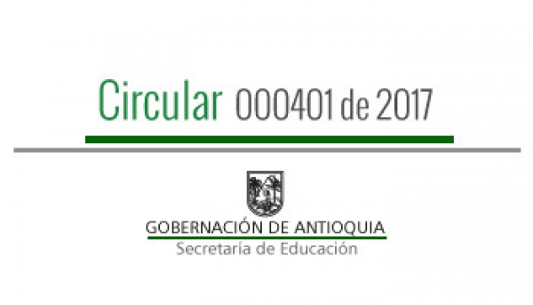 Circular 000401 de 2017 - Orientaciones para la promoción de la Semana de Prevención de Embarazo en la adolescencia, septiembre 18 al 29 de 2017