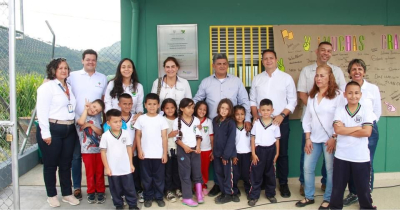 Gobernación de Antioquia a través de alianzas públicos privadas puso al servicio de la comunidad el mejoramiento de la sede educativa La Ermita de Ciudad Bolívar
